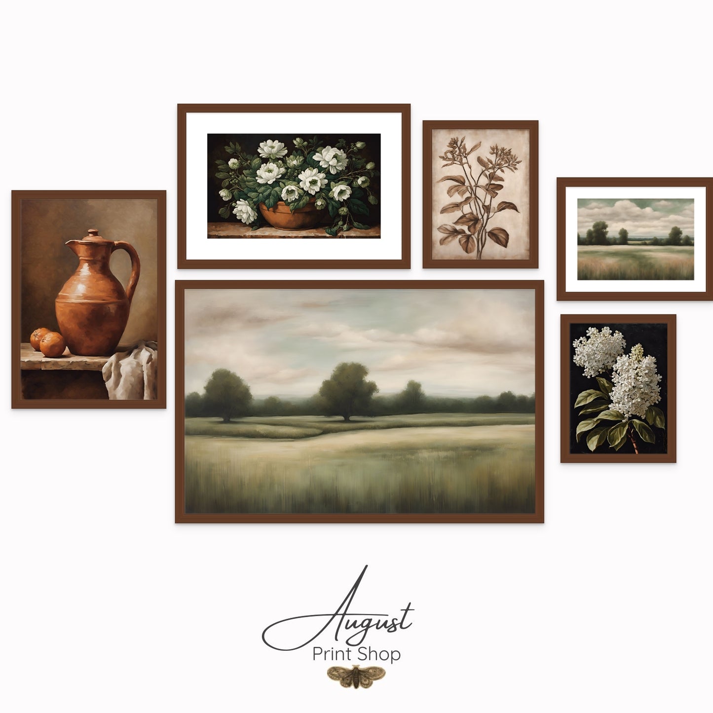Terra Cotta Gallery Set