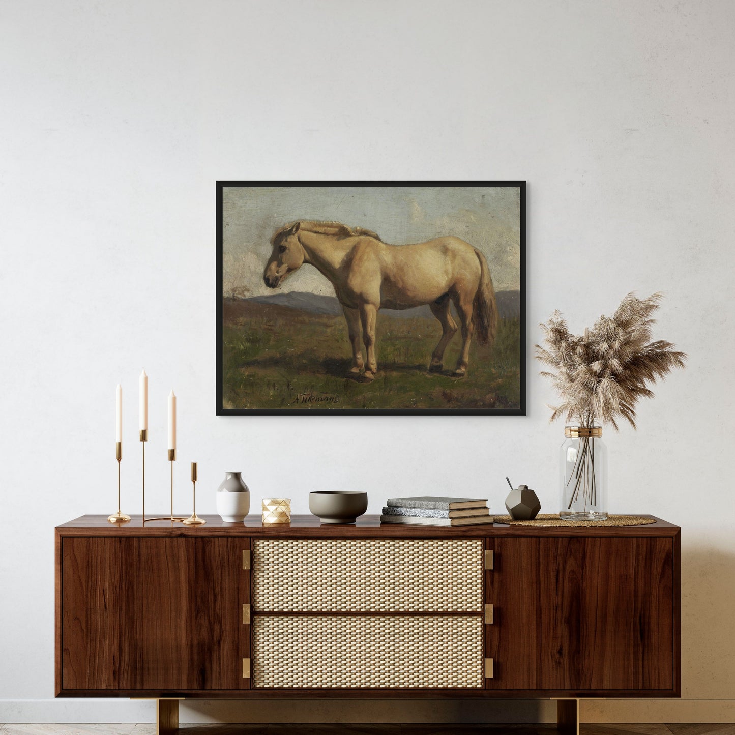 A Dun Horse