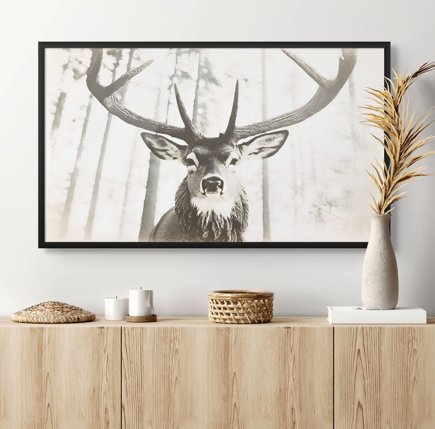 Black and White Buck