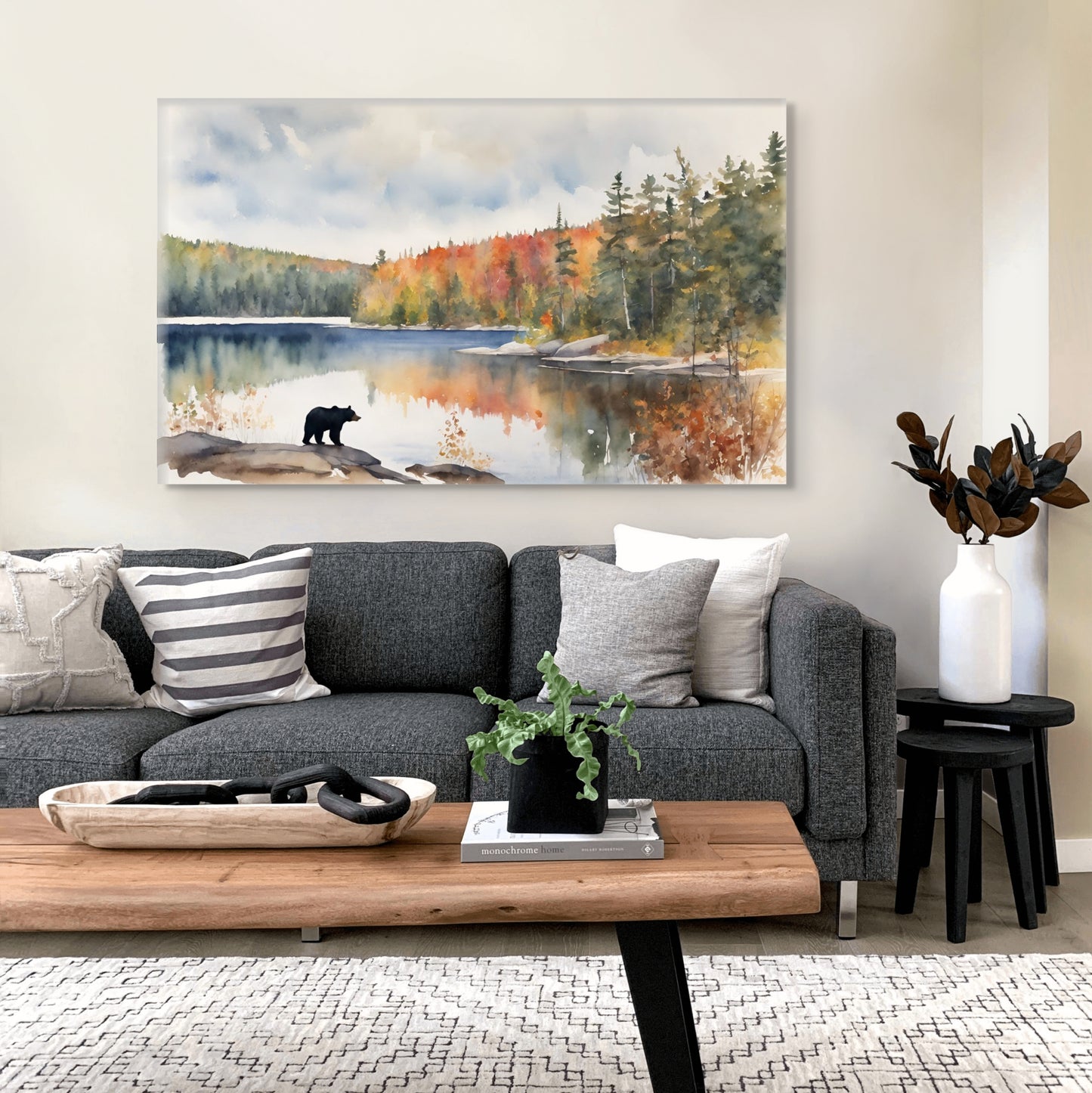 Muskoka Bear Watercolour