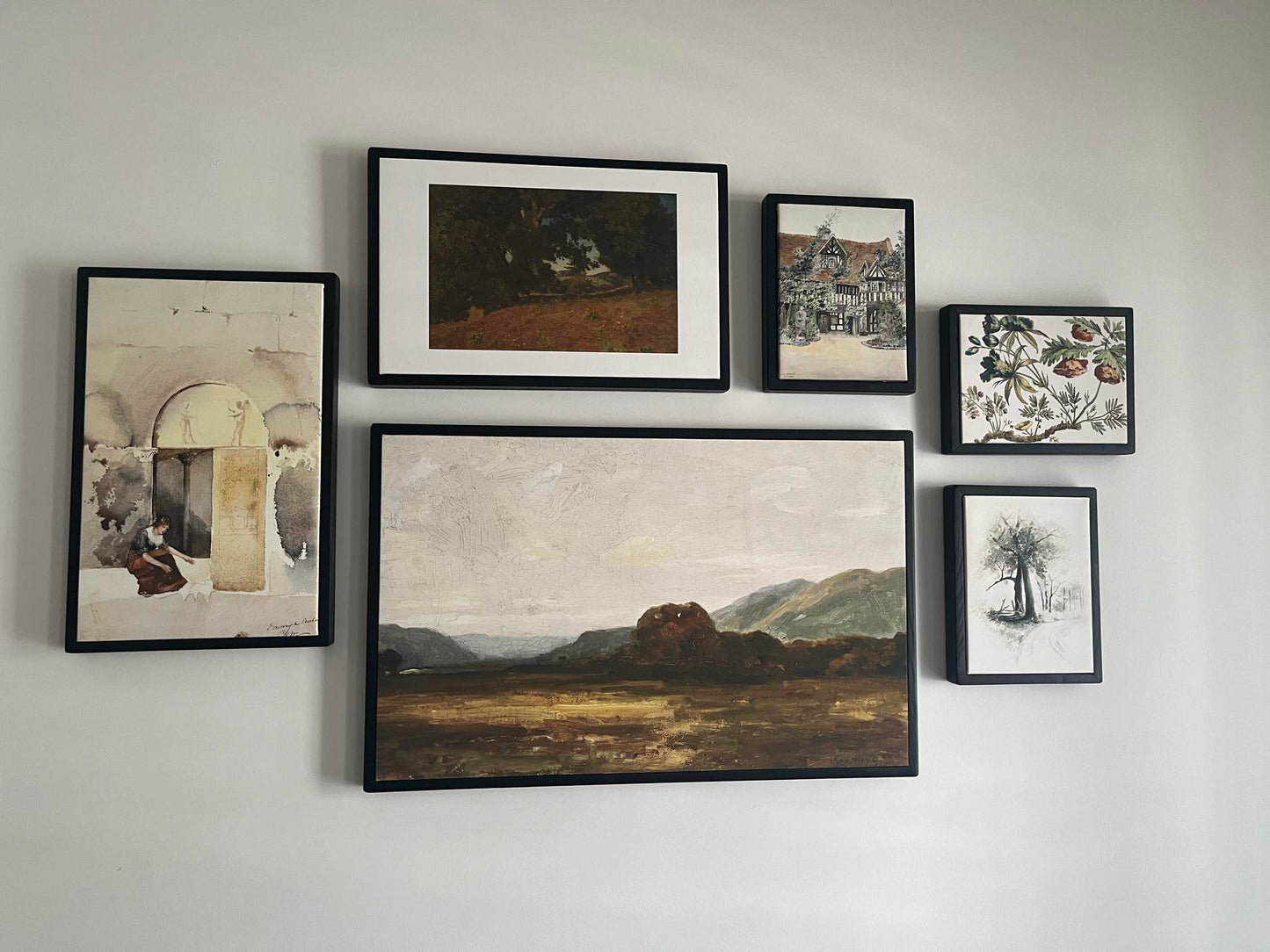 Warm Landscape Vintage Gallery Set