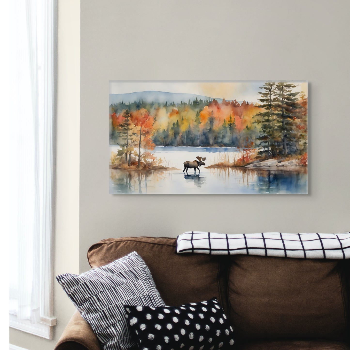 Muskoka Moose Watercolour
