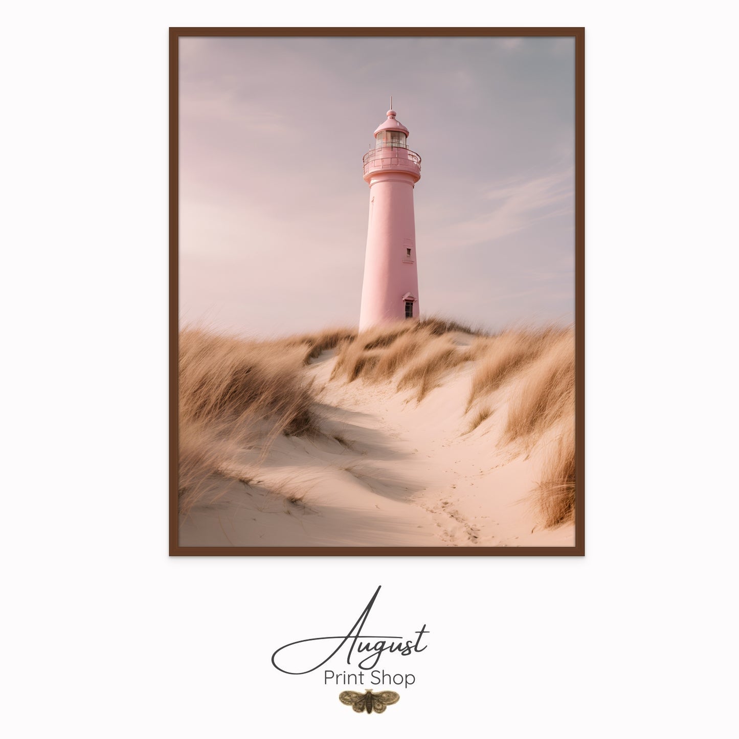 Sunset Pink Lighthouse