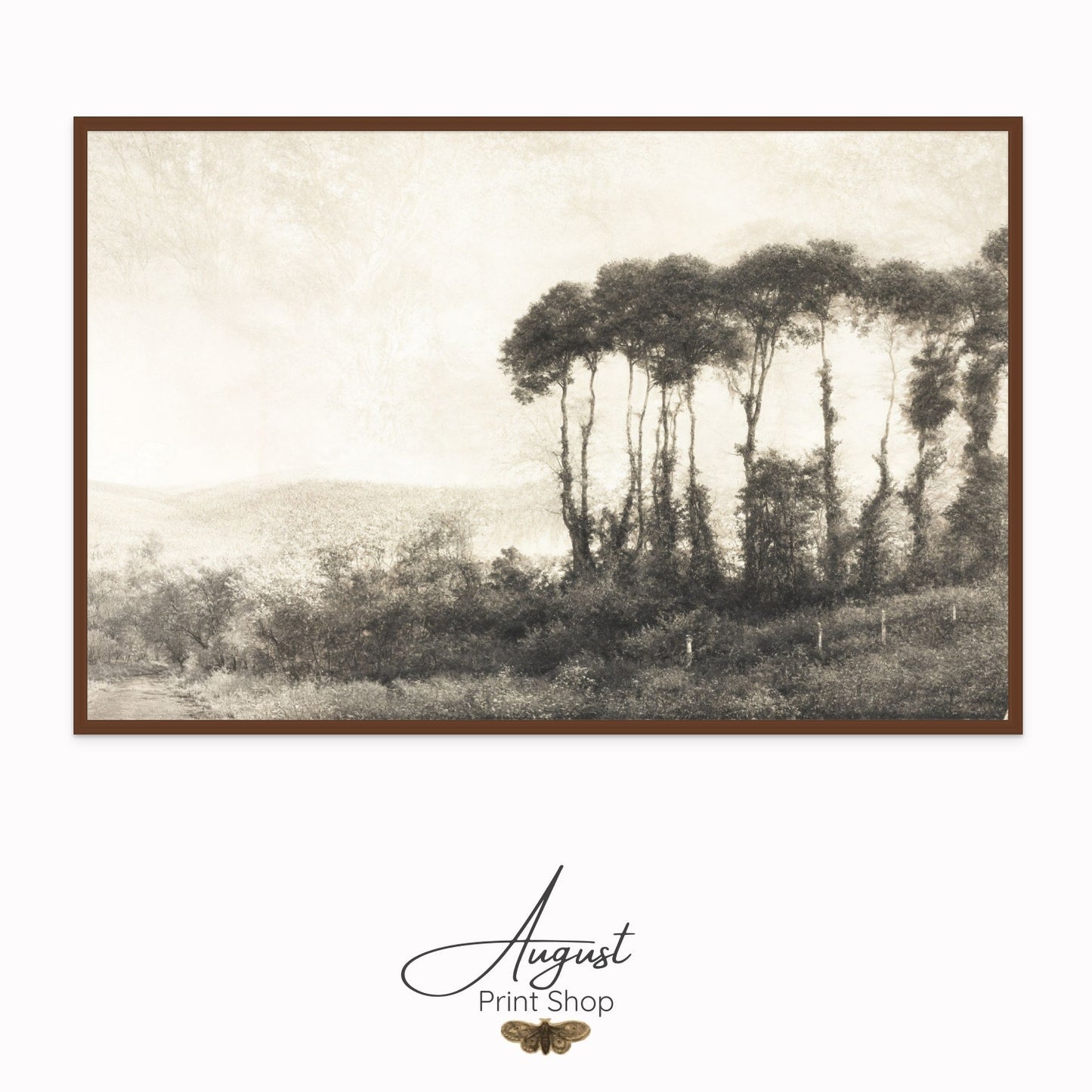 Vintage Countryside Landscape
