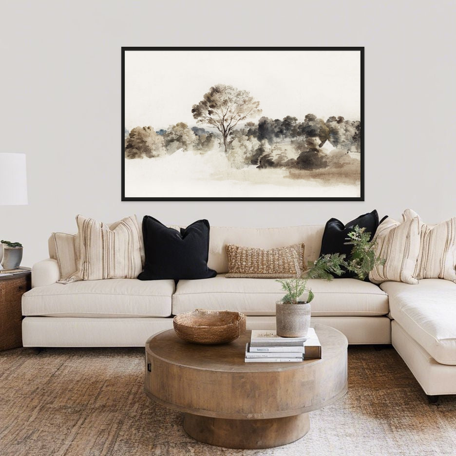 Neutral Vintage Landscape