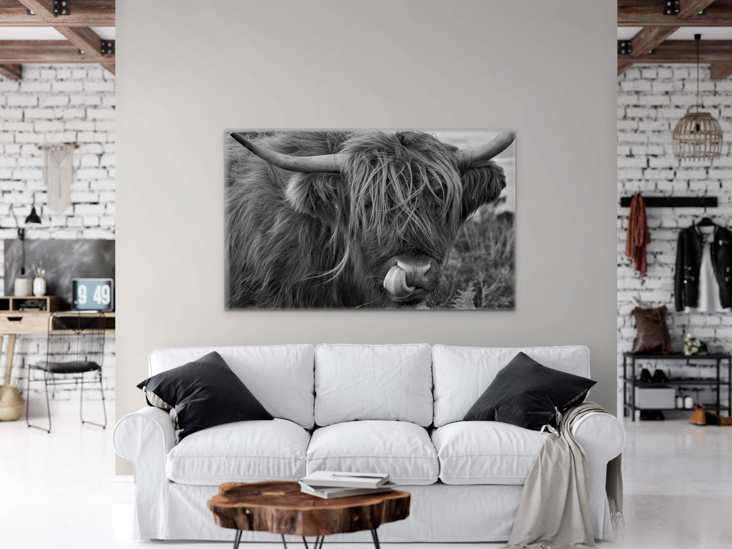 Quirky Highland Cow