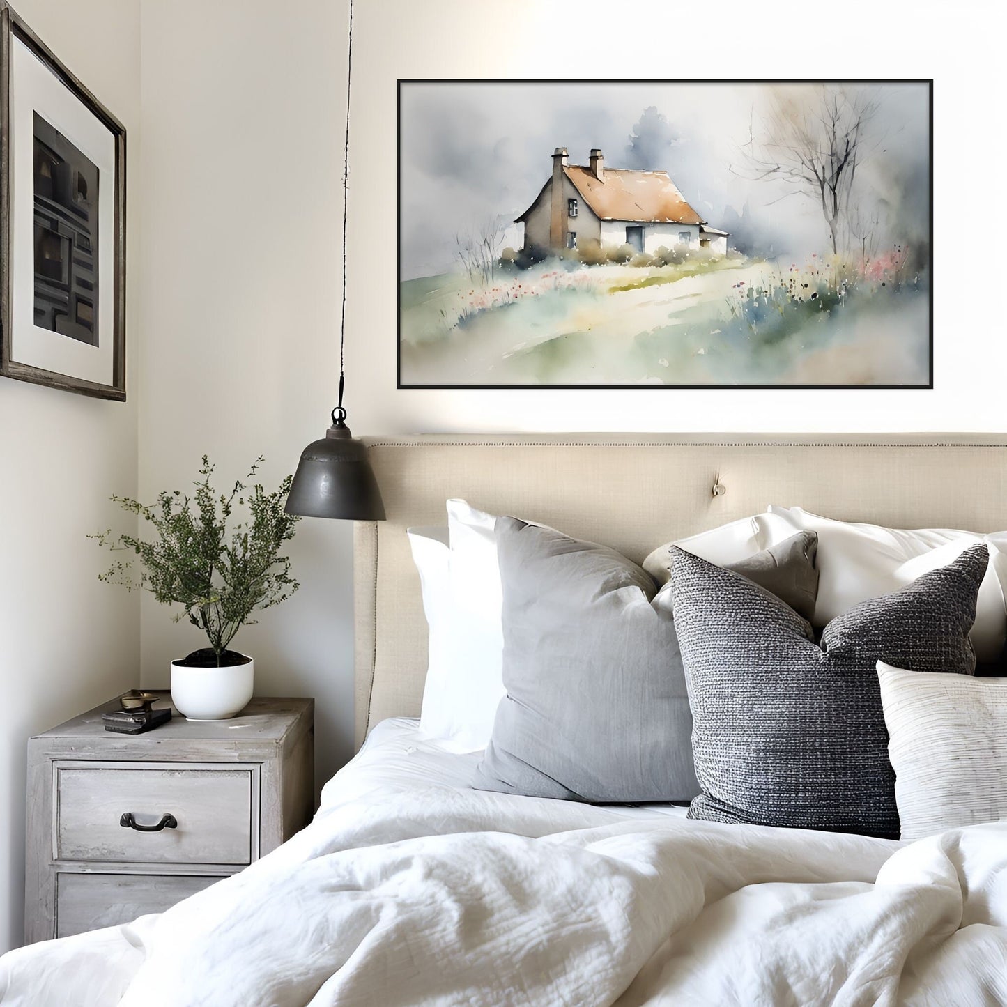 Farmhouse Spring Watercolour II