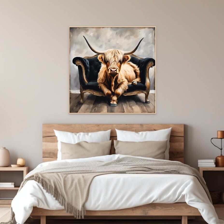 Highland Couch Cow II