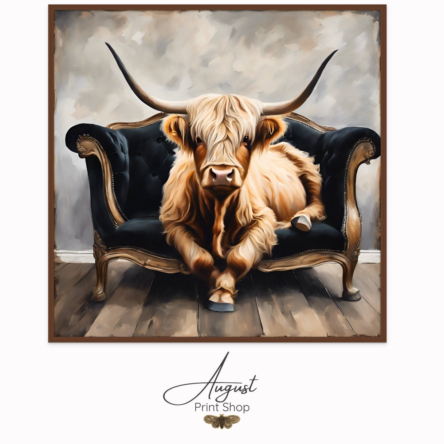 Highland Couch Cow II