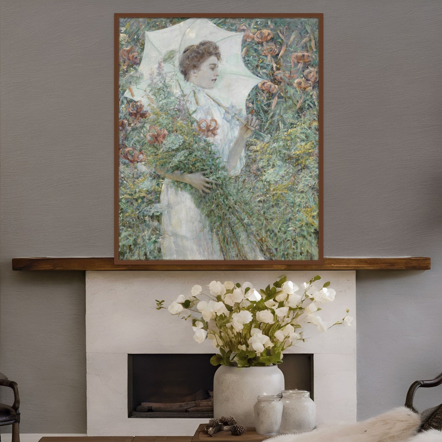 The White Parasol