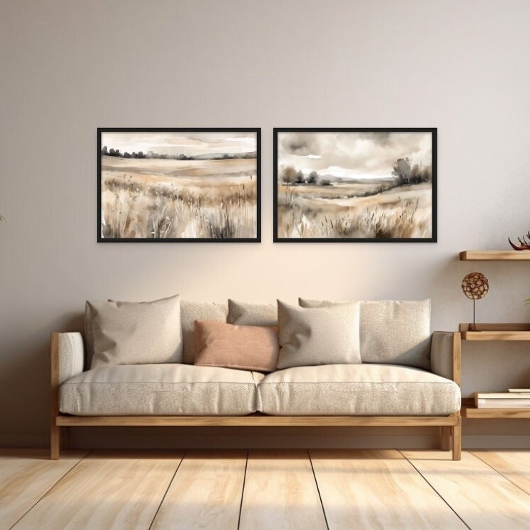 Wheat Field Watercolour I