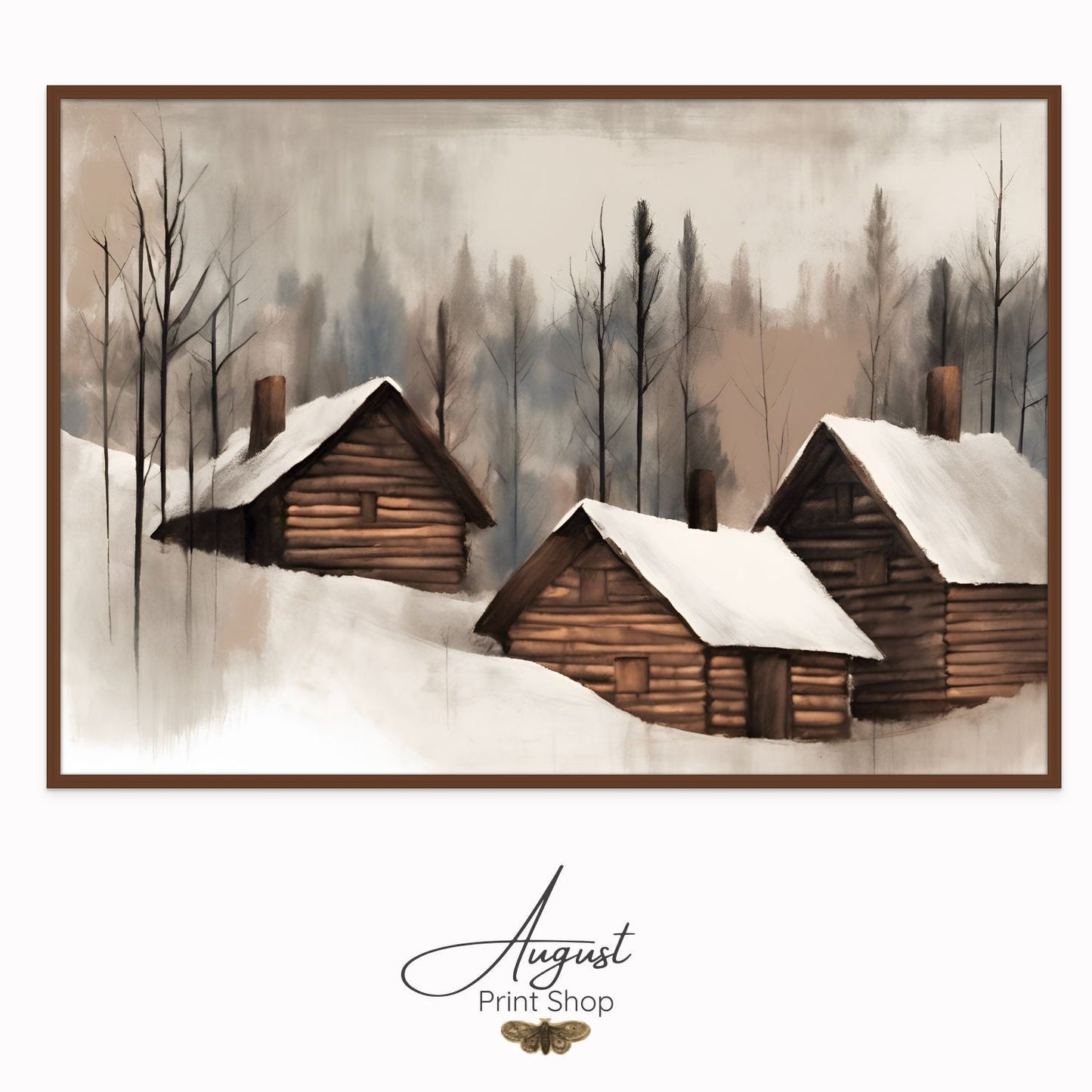 Snowy Cabins