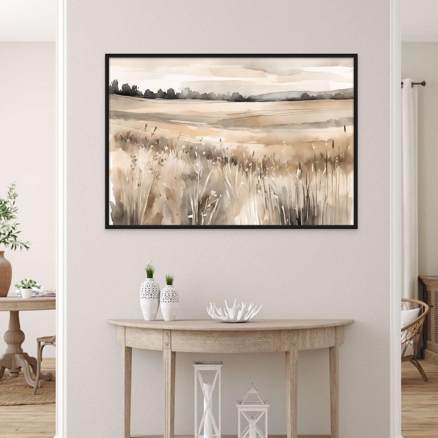 Wheat Field Watercolour I