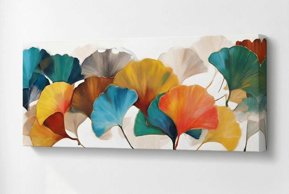 Colourful Ginkgo Leaves