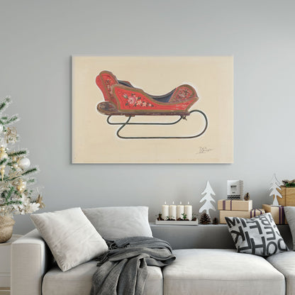 Vintage Christmas Sleigh