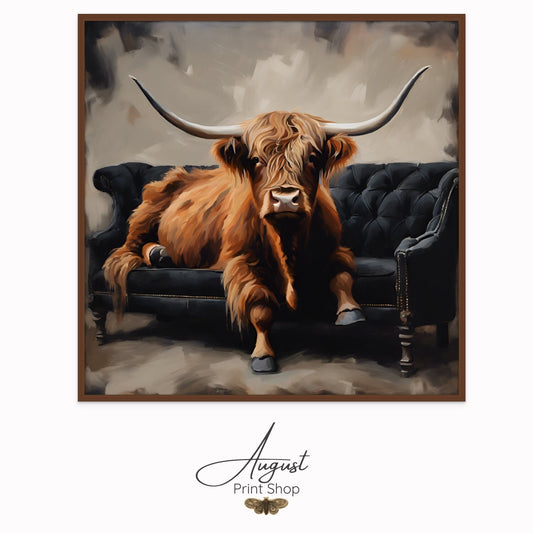 Highland Couch Cow I