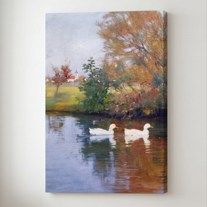 A Flock of White Ducks I