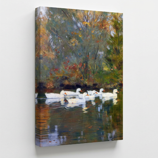 A Flock of White Ducks II