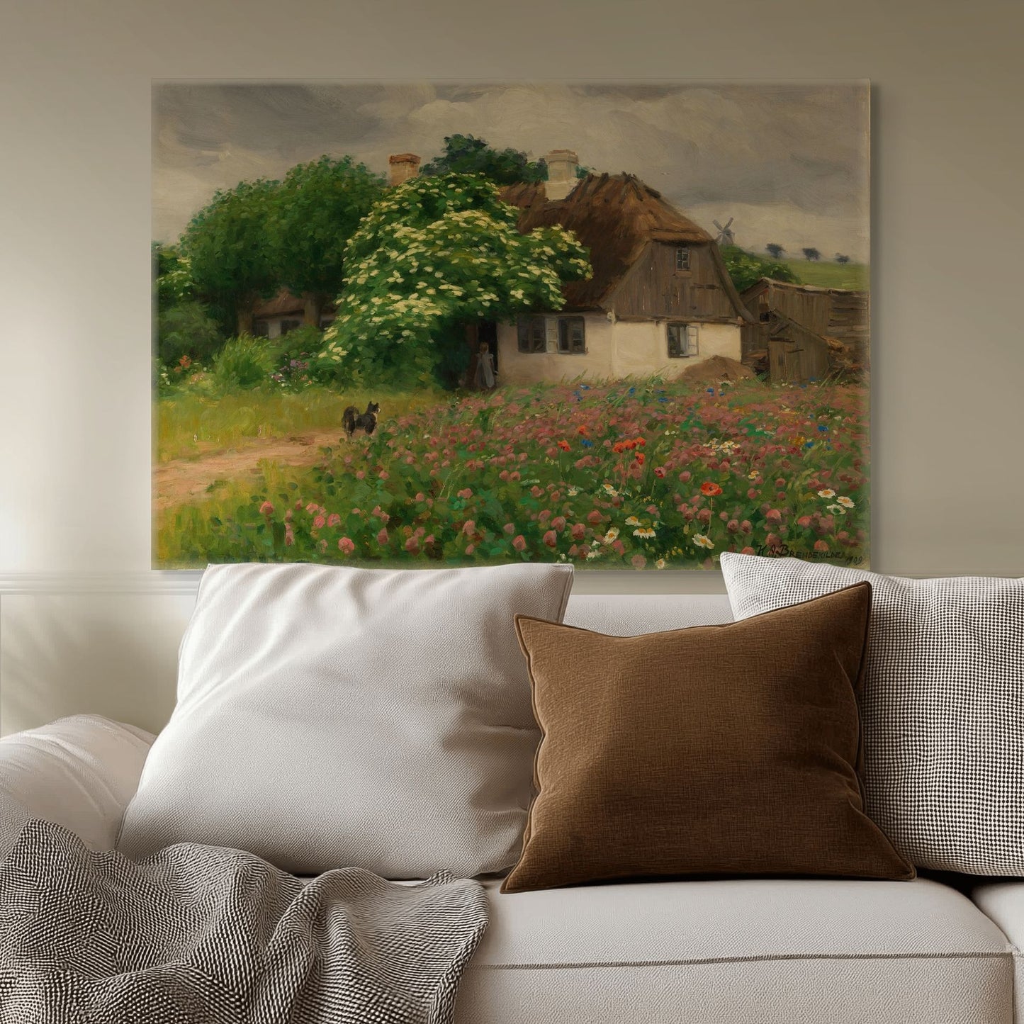 Farmhouse in a Meadow