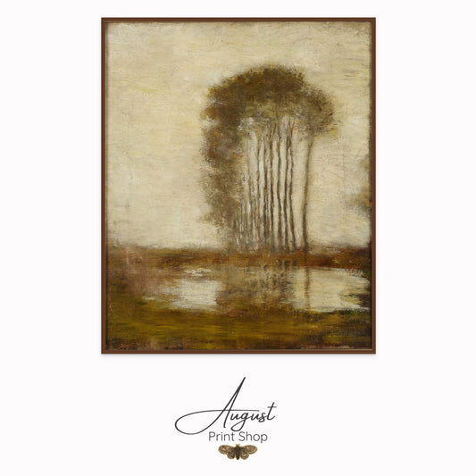 Landscape with Poplars