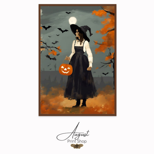 A Little Witch on Halloween