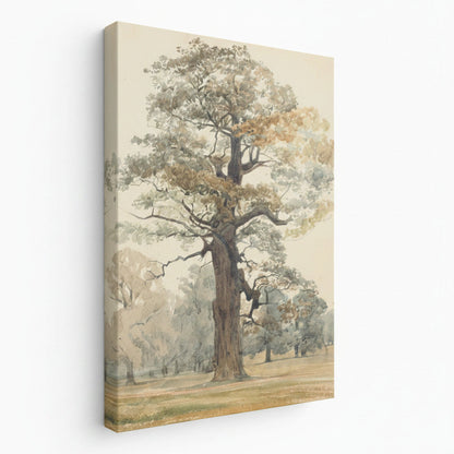 Framed artwork of a tree with 'August Print Shop' branding.