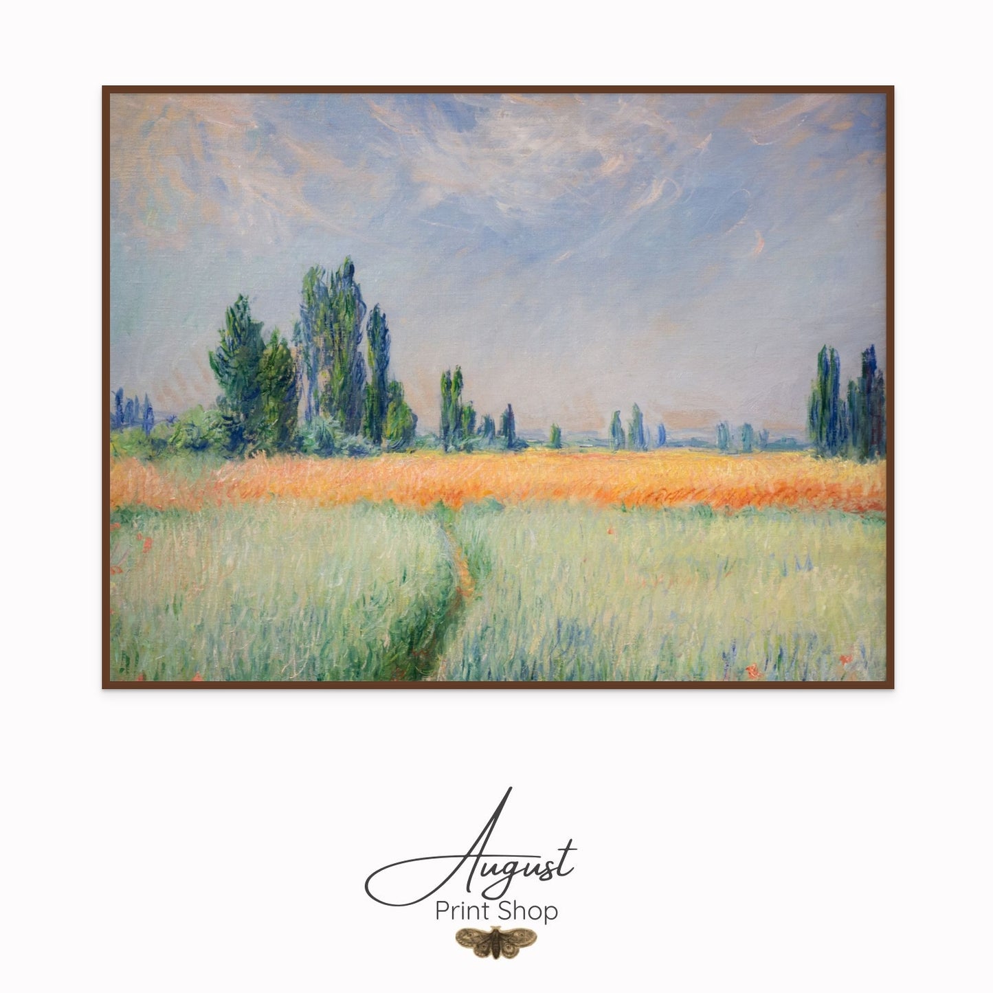 Wheat Field - Claude Monet
