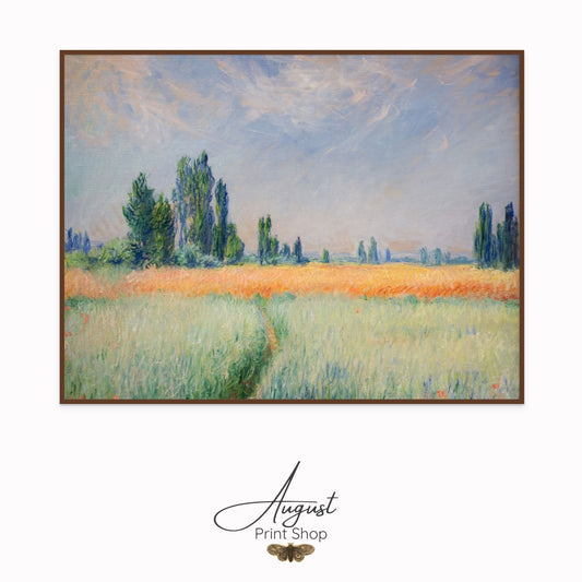 Wheat Field - Claude Monet
