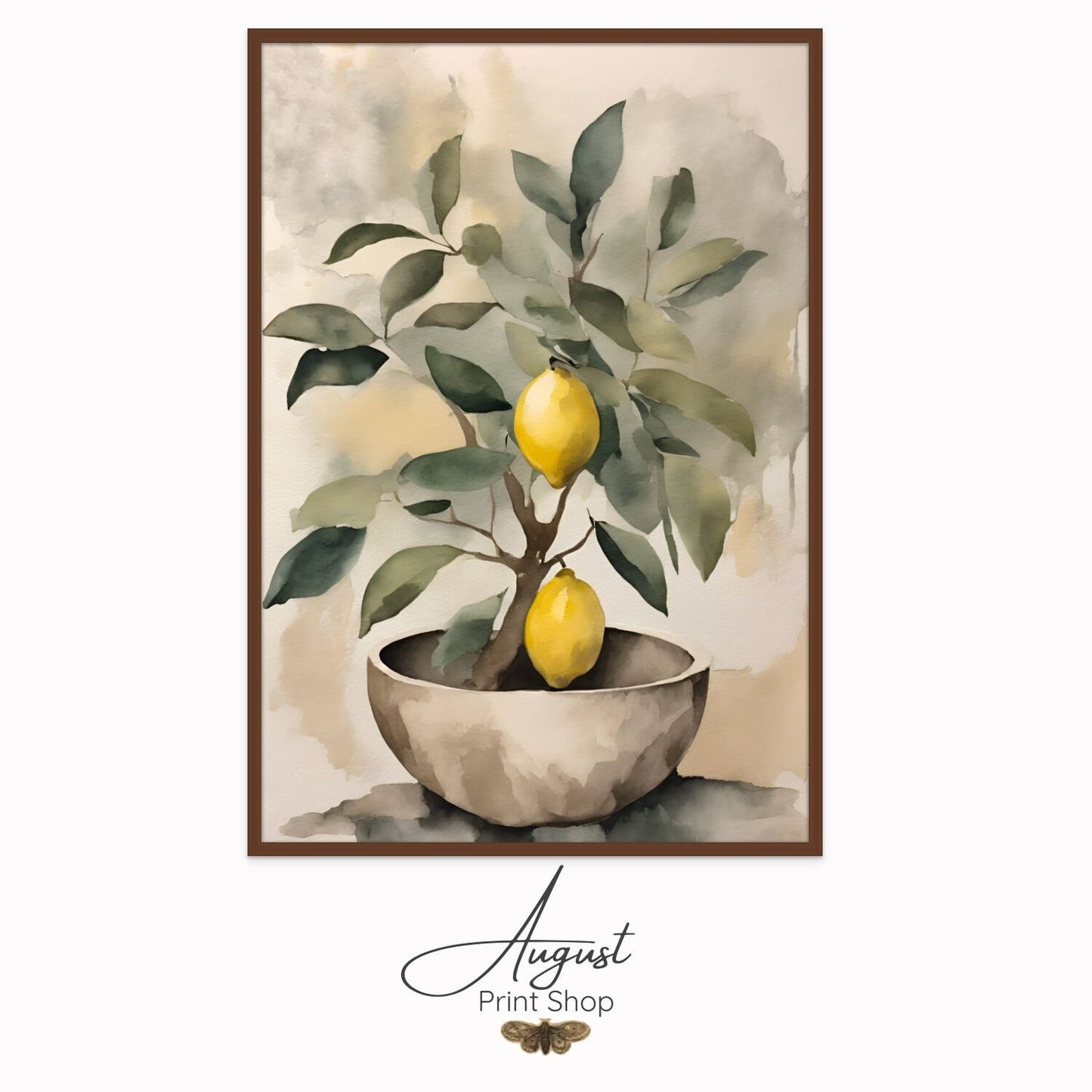 Lemon Tree Watercolour