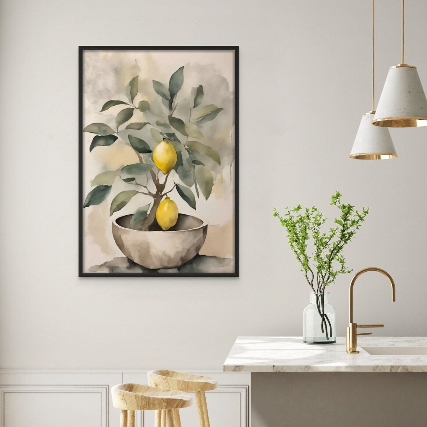 Lemon Tree Watercolour